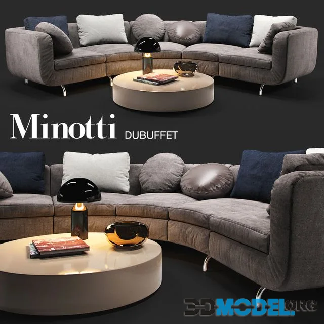Sofa Minotti Dubuffet