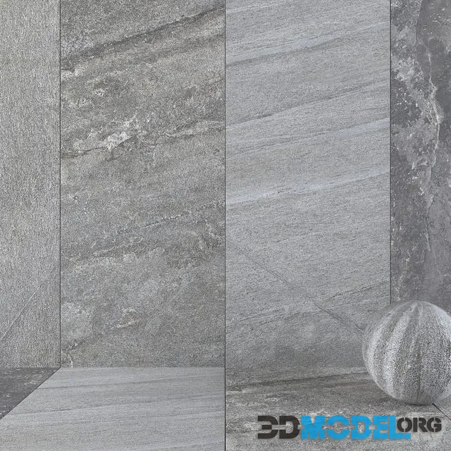Stone Wall Santorini Gray Set 2