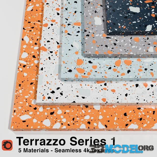 Terrazzo - Series 1 (5 Seamless Materials)