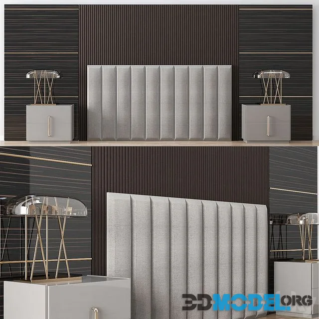 Wall Headboard Collection № 004