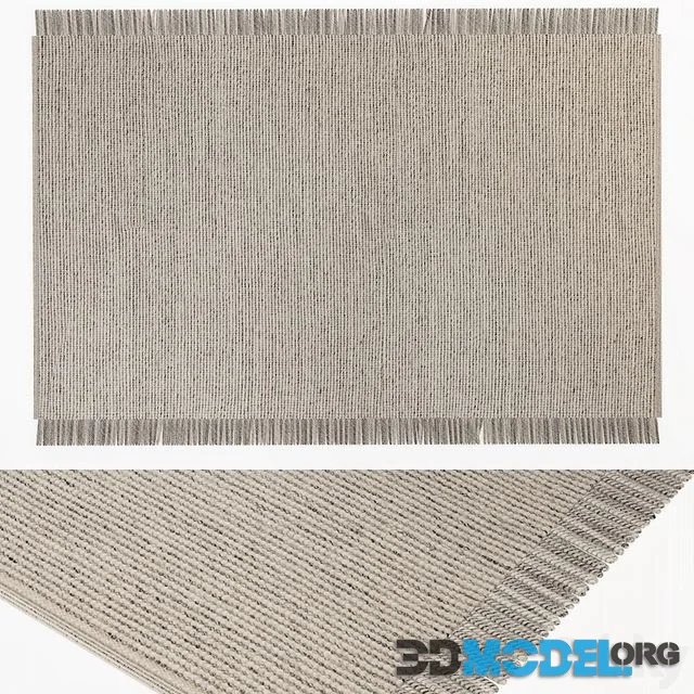 WOOL RUG MARY IVORY HELLGRAU