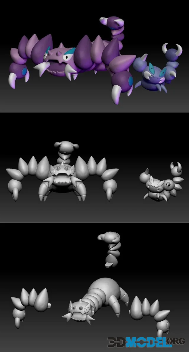 Pokemon Skorupi Drapion – Printable