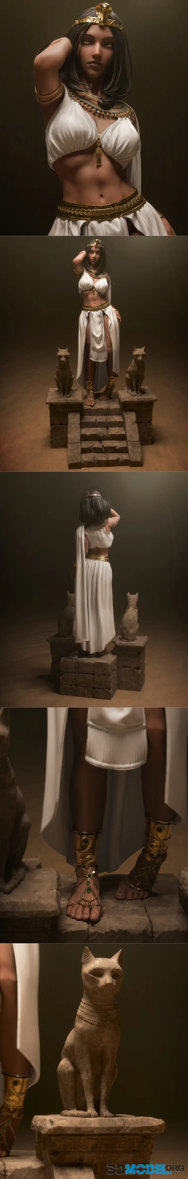 CA 3D Studios – Cleopatra – Printable