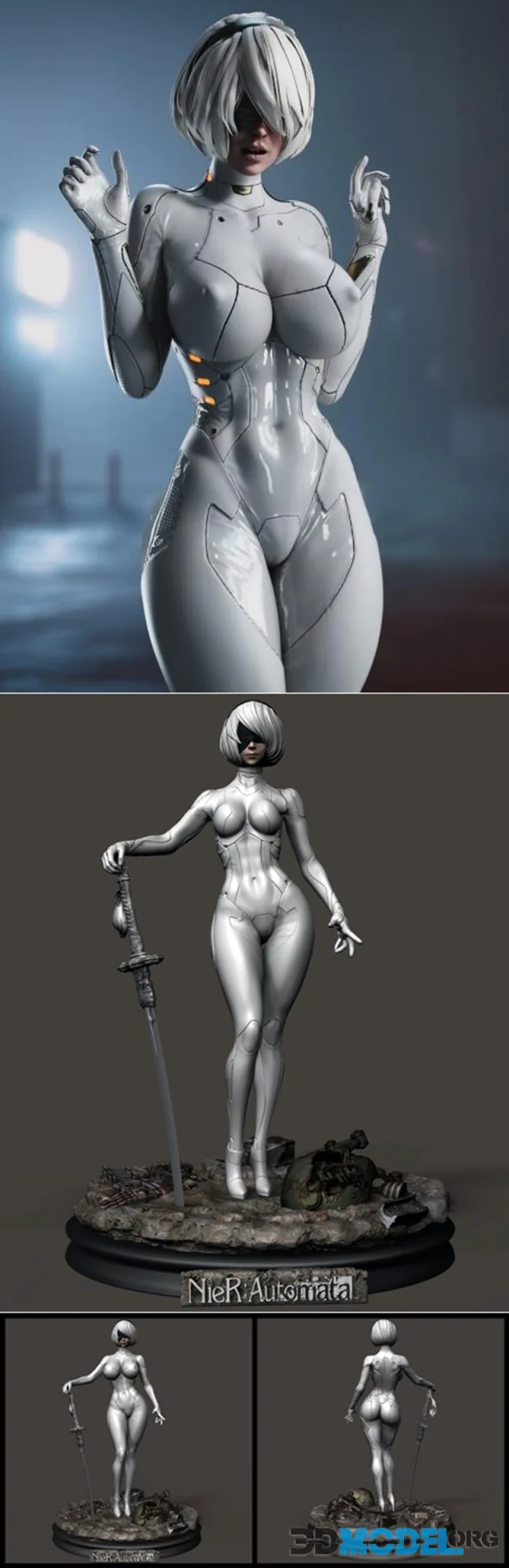 Nier 2B Robot – Printable