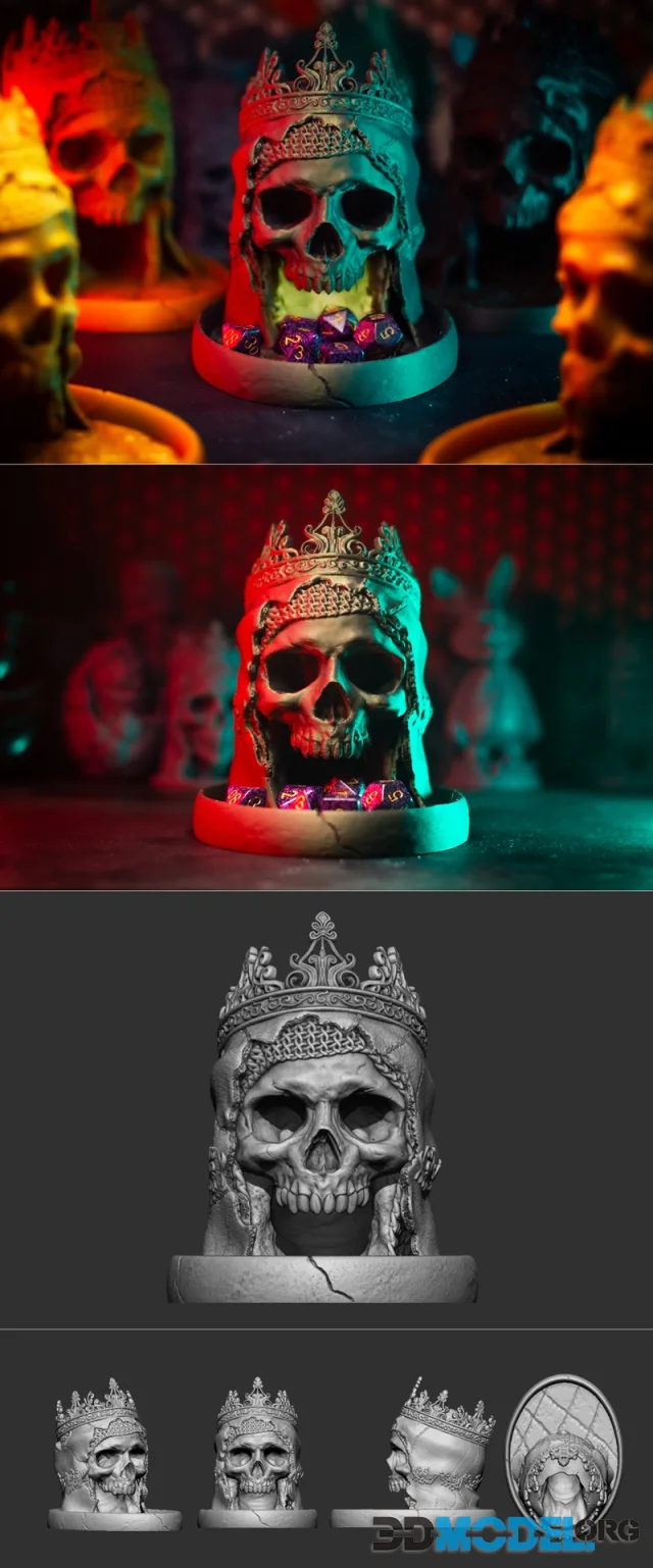 Royal Relic Dice Tower – Printable