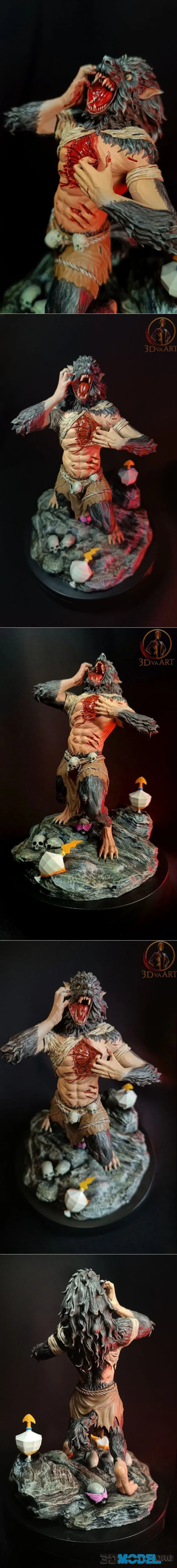 Werewolf by Nicolas Swijngedau – Printable