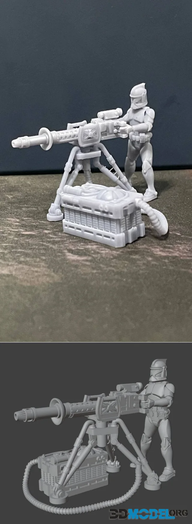 Dark Fire E-WEB Clone Trooper – Printable