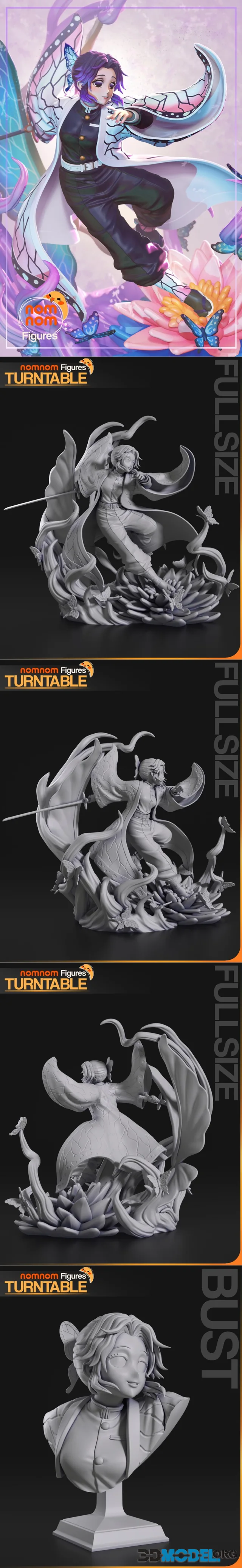 Nomnom Figures - Shinobu from Demon Slayer – Printable