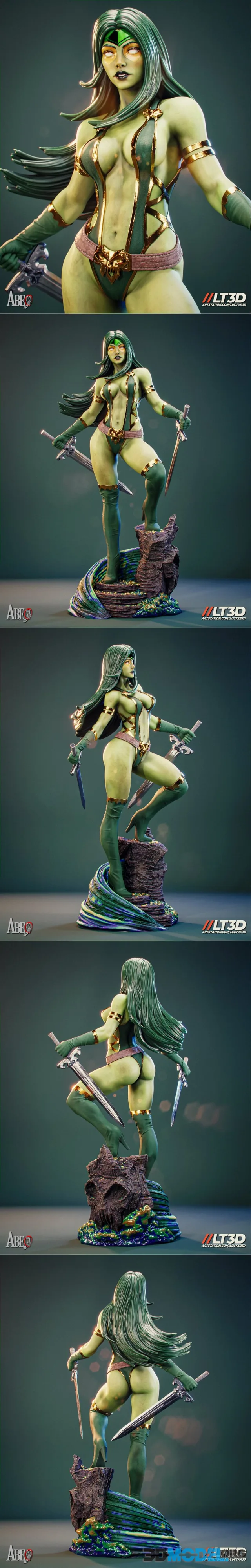 Abe3D - Gamora – Printable