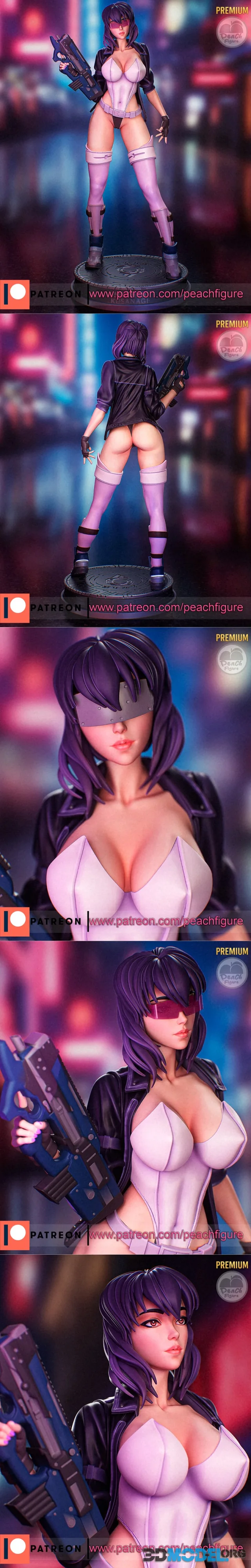 Peach Figure - Ghost in the Shell - Motoko Kusanagi – Printable