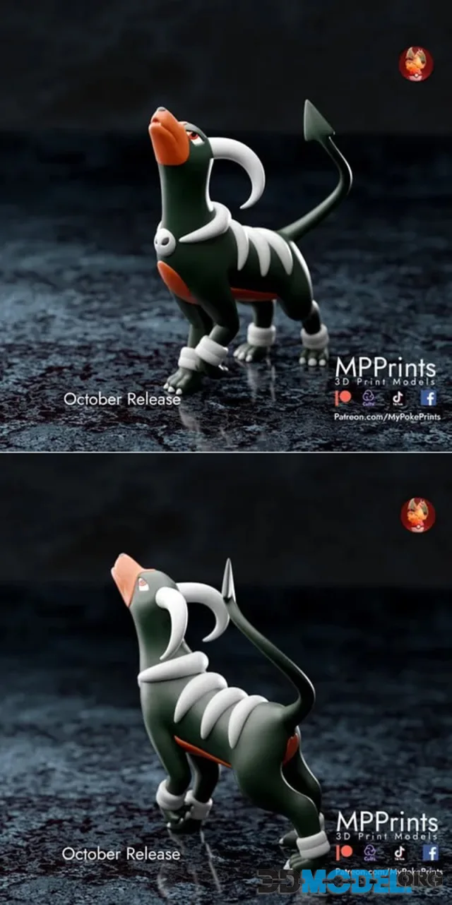 Howling houndoom – Printable