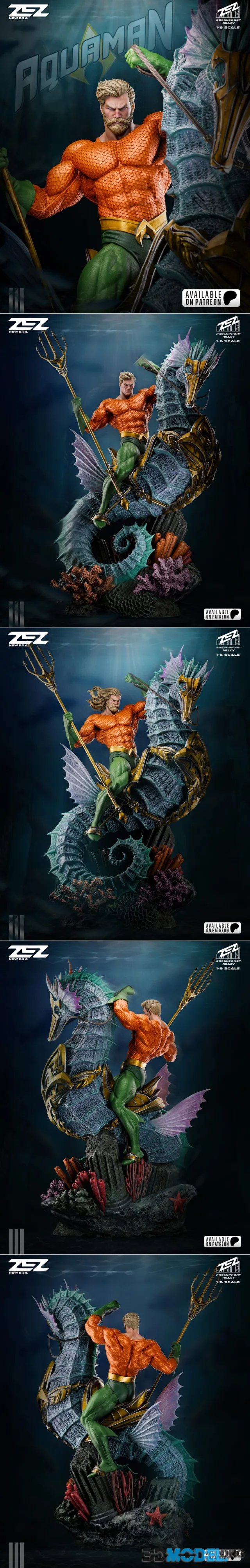 ZEZ Studio - Aquaman Statue and Bust – Printable