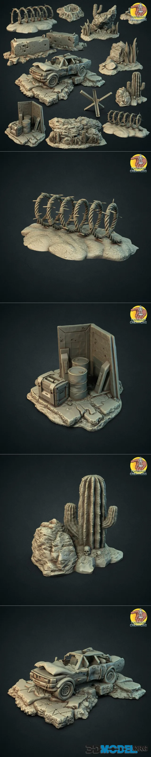 SolGood Creations - Wasteland Terrain – Printable
