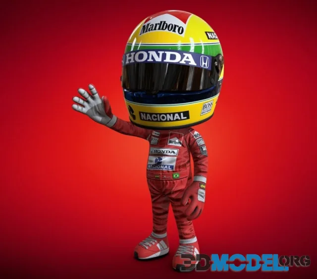 Ayrton Senna toystyle – Printable