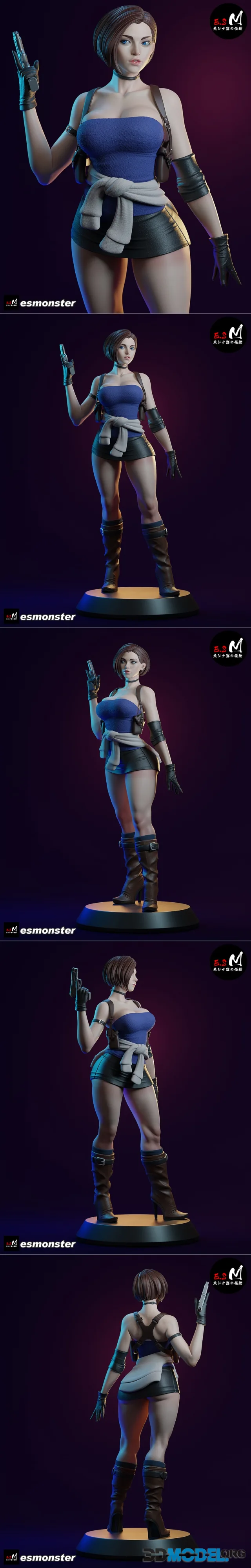 E.S Monster - Jill Valentine – Printable