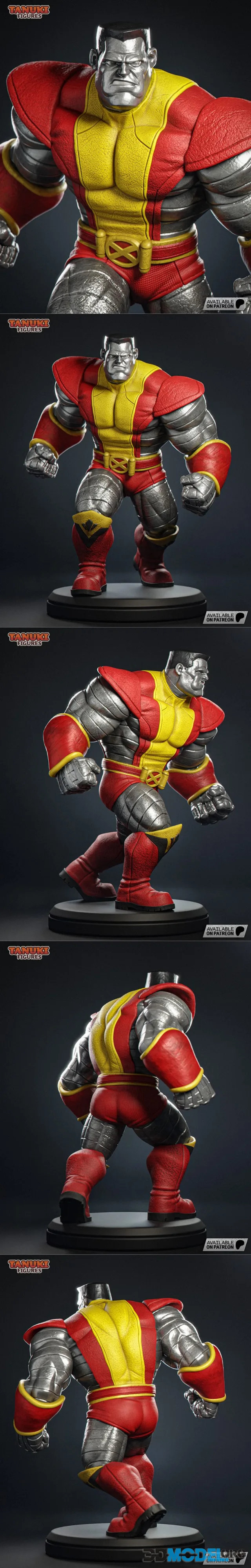 Tanuki Figures - Colossus - X-Men – Toon – Printable