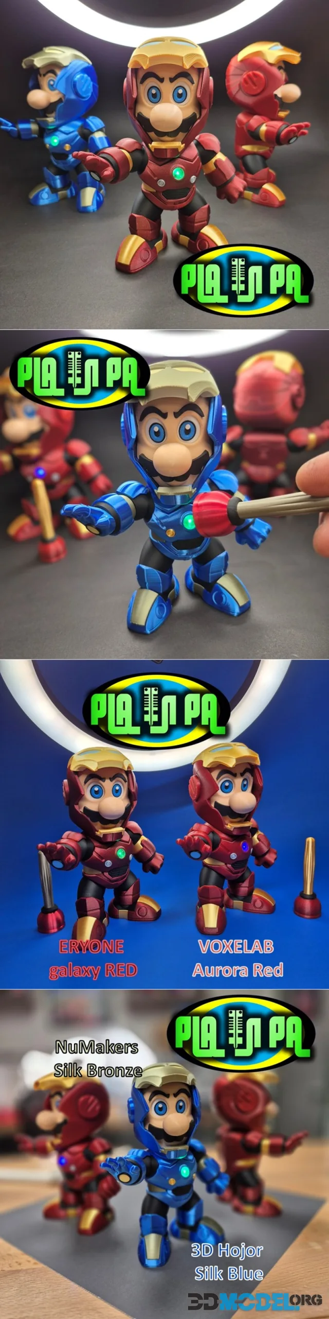 Pla-N-PA Iron Mario – Printable