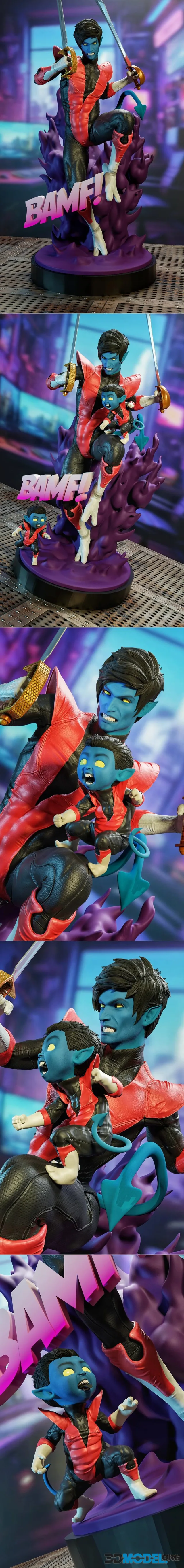 MCM3D - Marvel - Nightcrawler – Printable