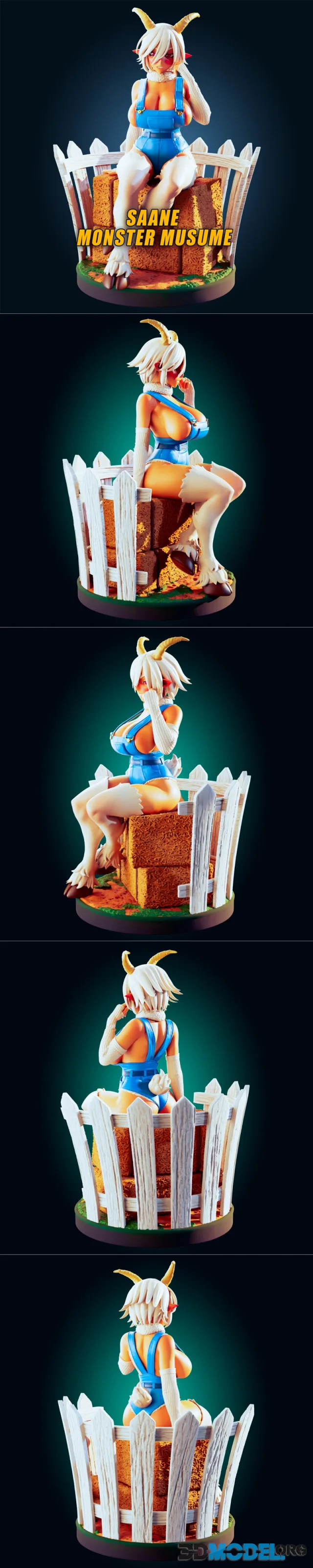 Officer Rhu - Saane - Monster Musume – Printable