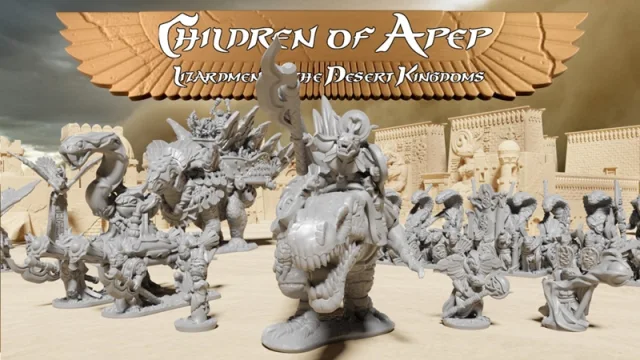 Children of Apep - Lizardmen of the desert kingdoms – Printable