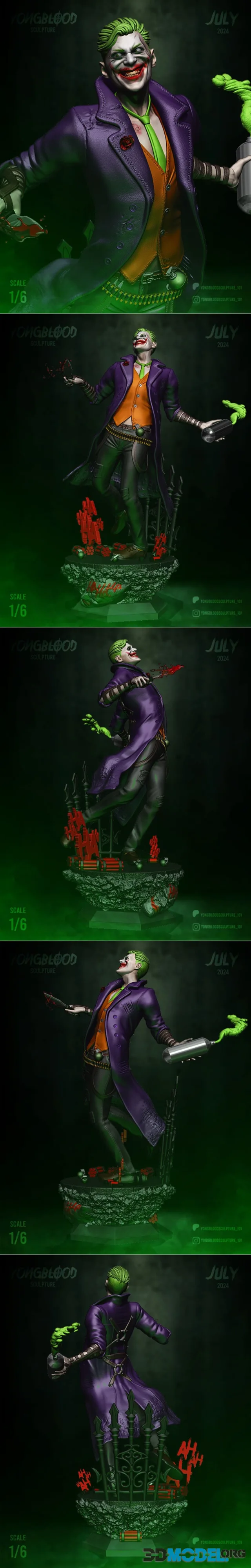 Yongblood Sclupture - The Joker – Printable
