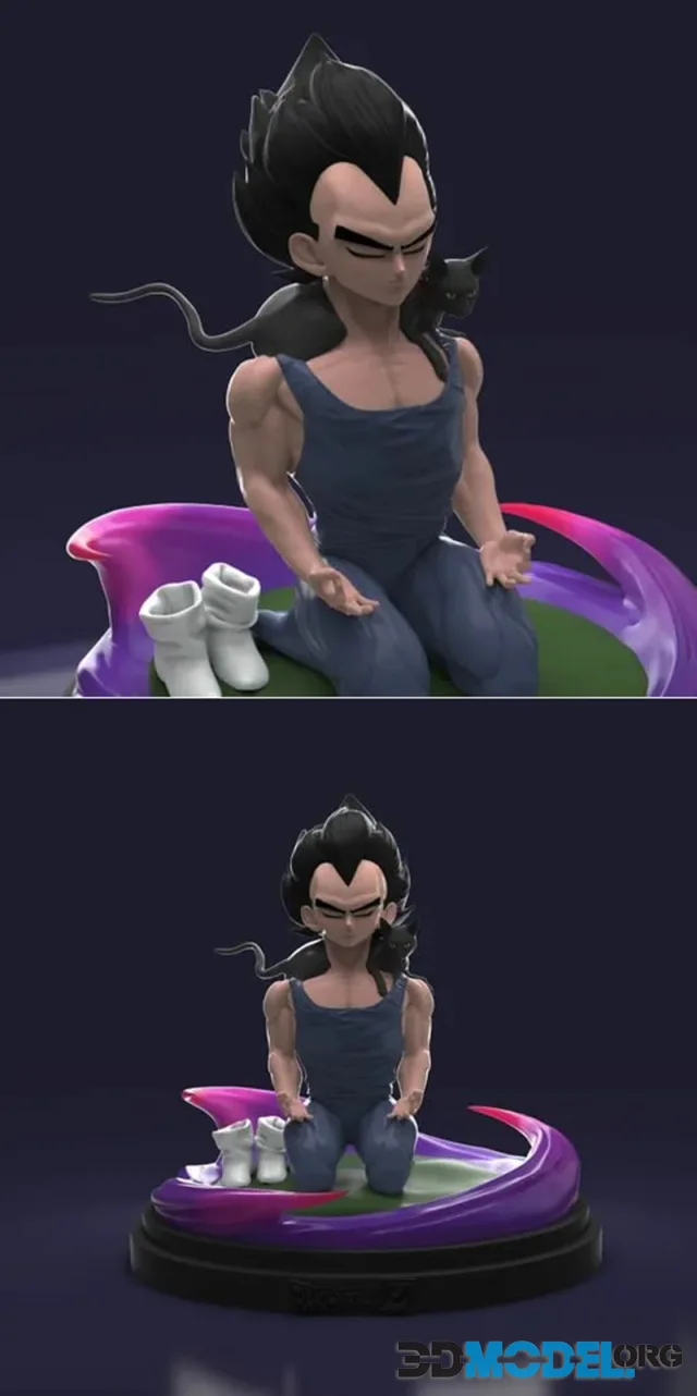 Vegeta meditation – Printable