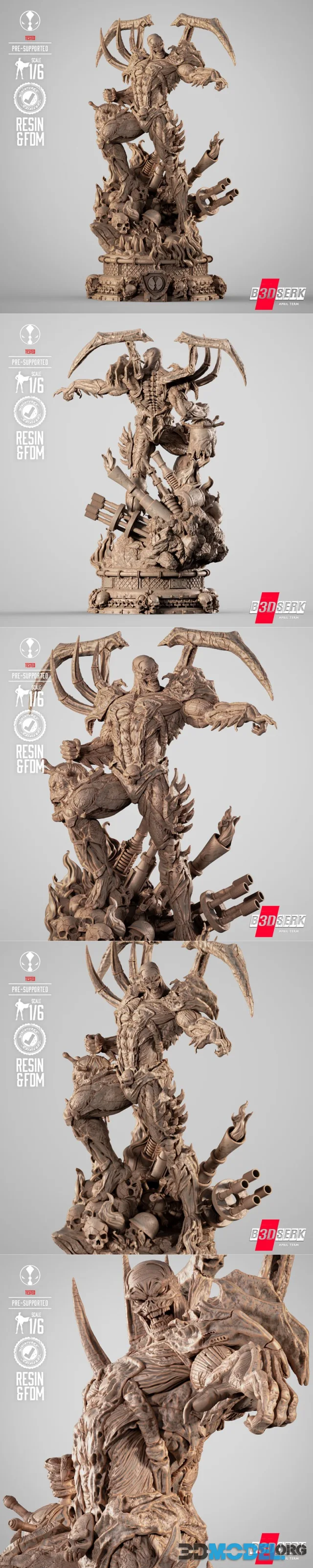 B3DSERK - Curse Of Spawn Sculpture – Printable