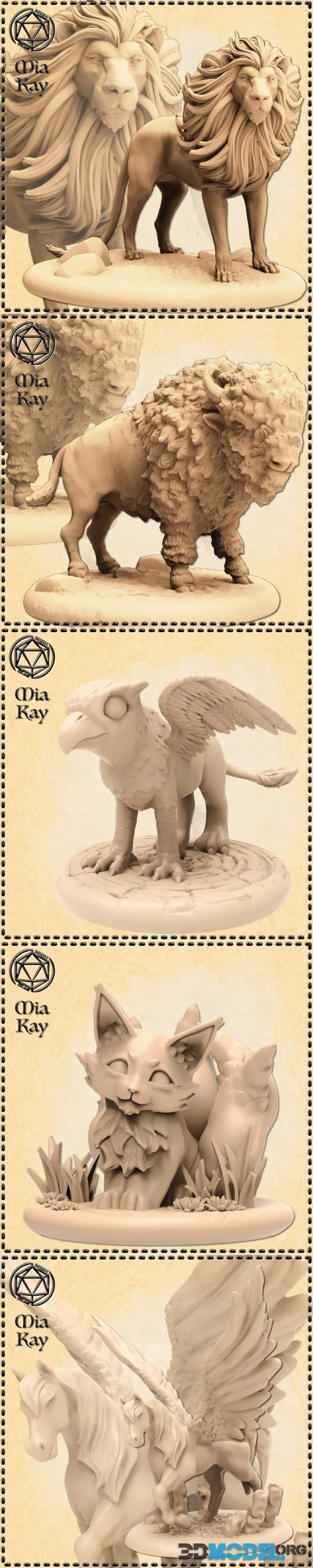 M3DM - Beasts – Printable