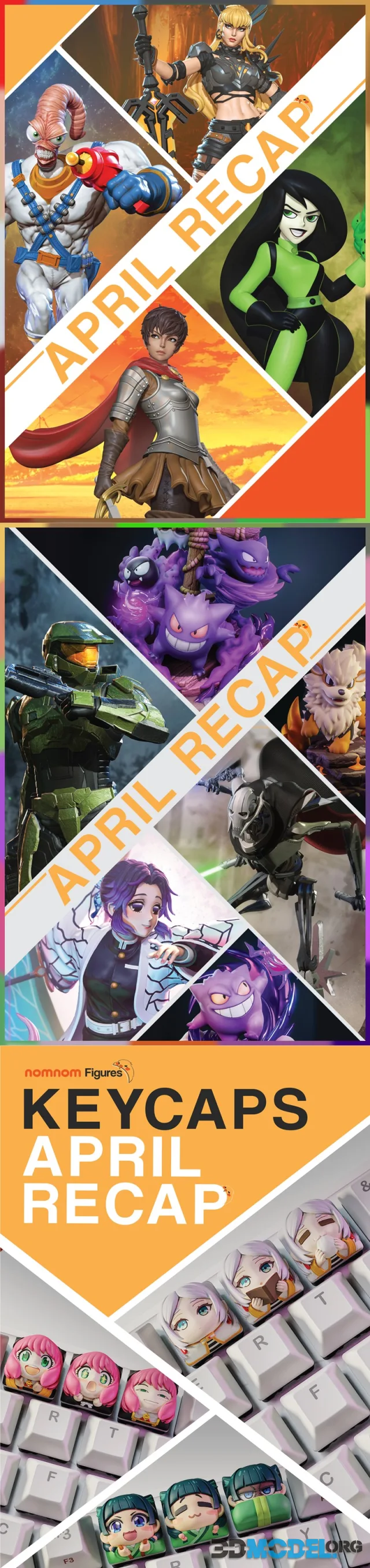 Nomnom Figures April 2025 Models – Printable