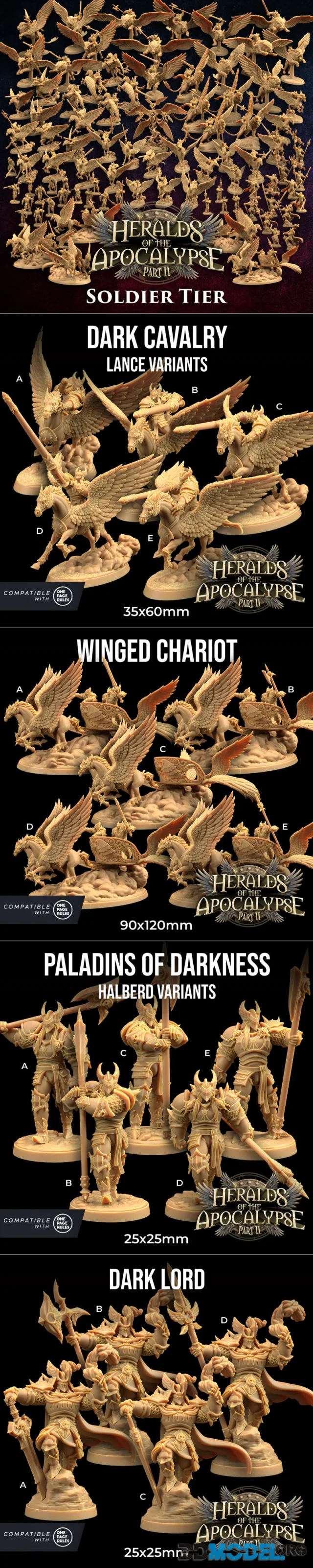 The Dragon Trappers Lodge - Heralds of The Apocalypse Pt.II - Soldier Tier – Printable