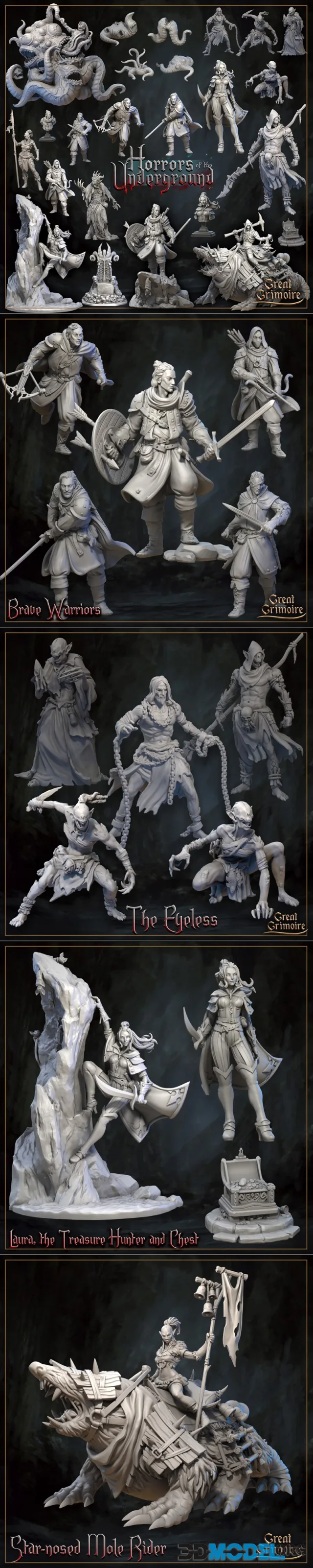 Great Grimoire - Horrors of the Underground – Printable