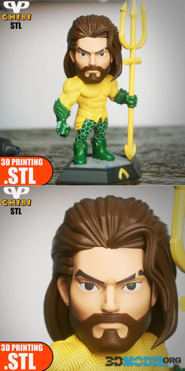 Aquaman Chibi – Printable