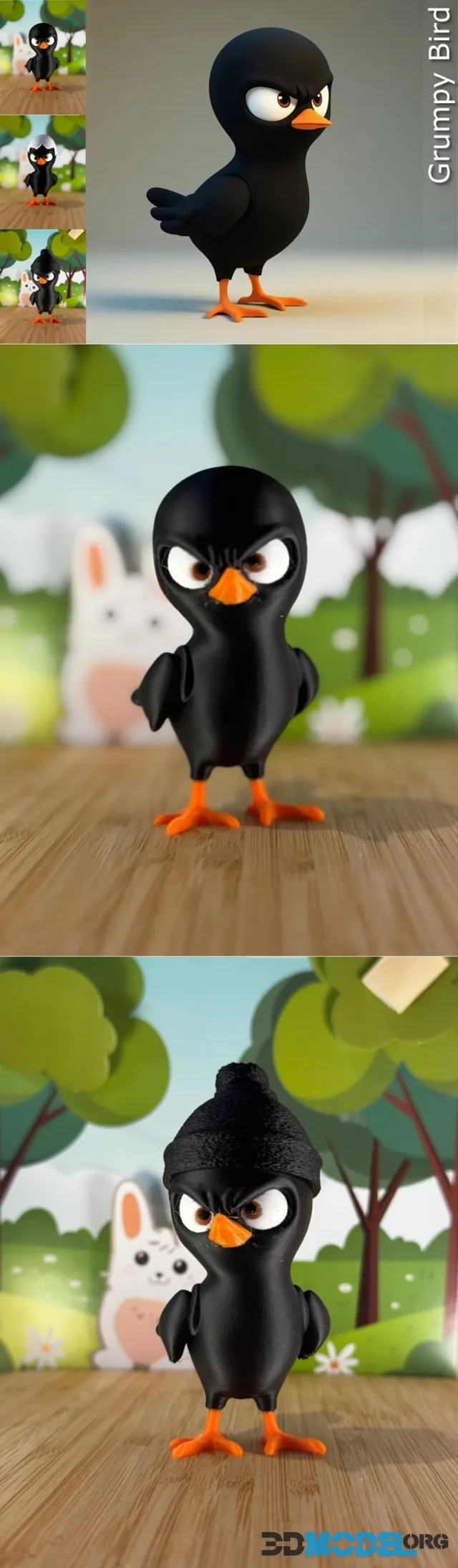 Grumpy Bird - The Cranky Chick – Printable
