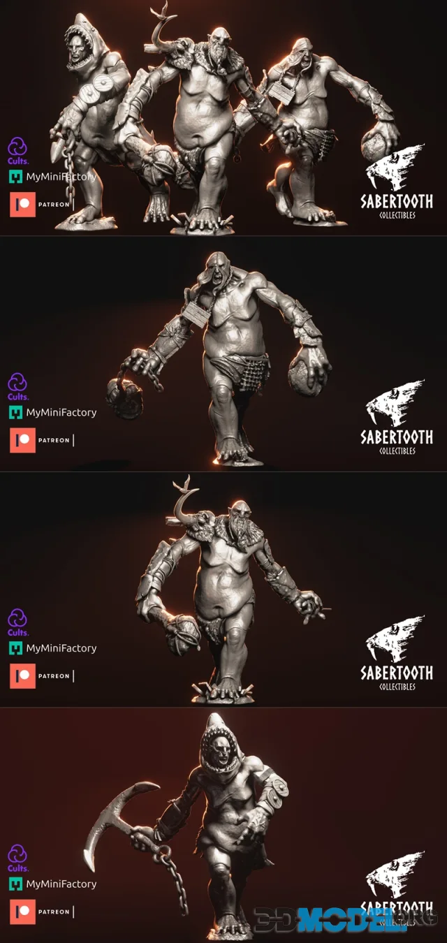 Sabertooth Collectibles - Gargantuan Pack – Printable