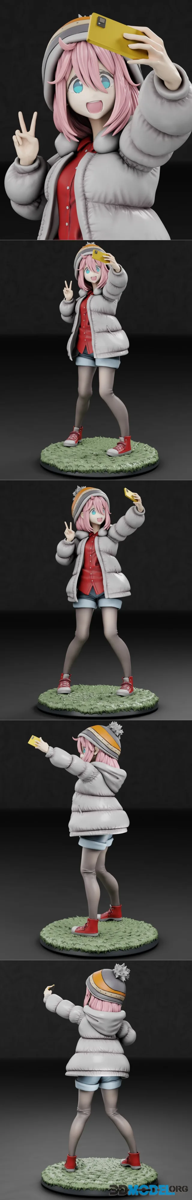 Gr8Tech - Laid-Back Camp - Nadeshiko Kagamihara – Printable