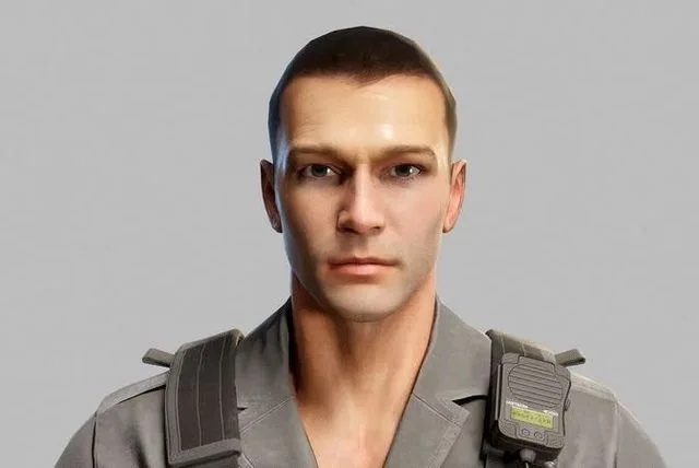 Modern US Soldier Low-poly (PBR)