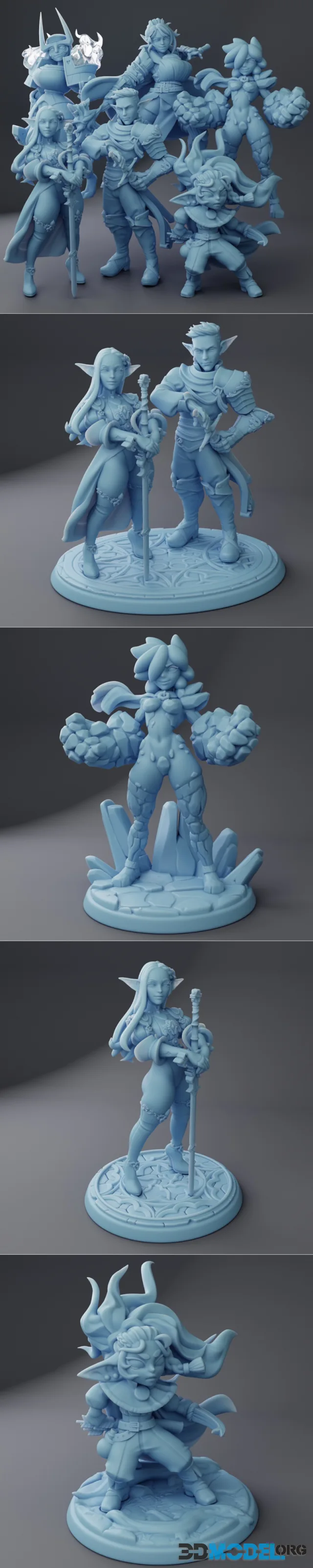 Twin Goddess Miniatures April 2025 – Printable