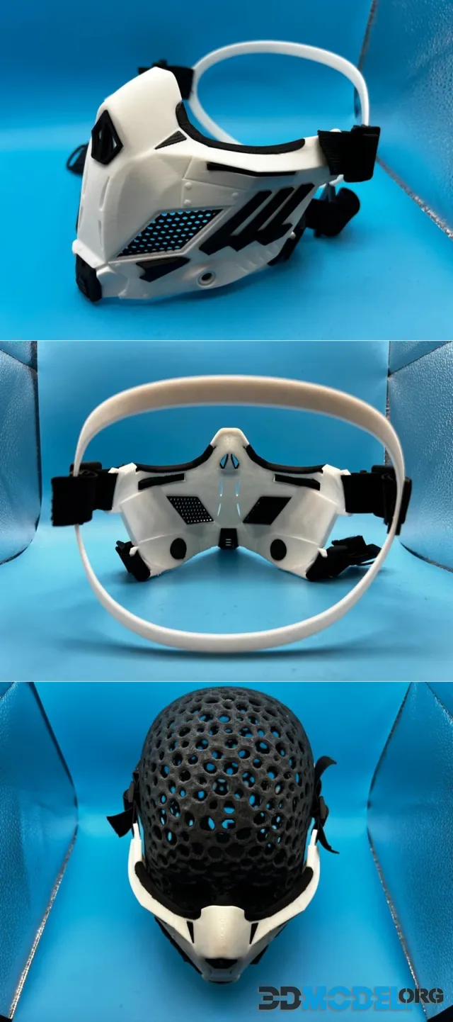 Tactical Airsoft Cyberpunk Cosplay Mask – Printable