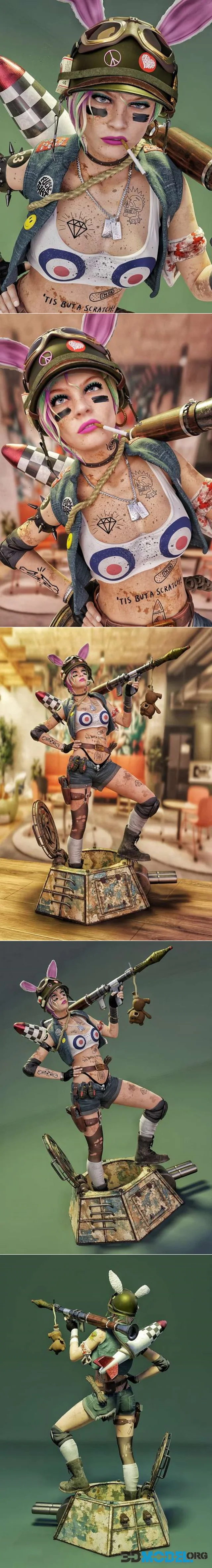 MCM3D - Tank Girl – Printable