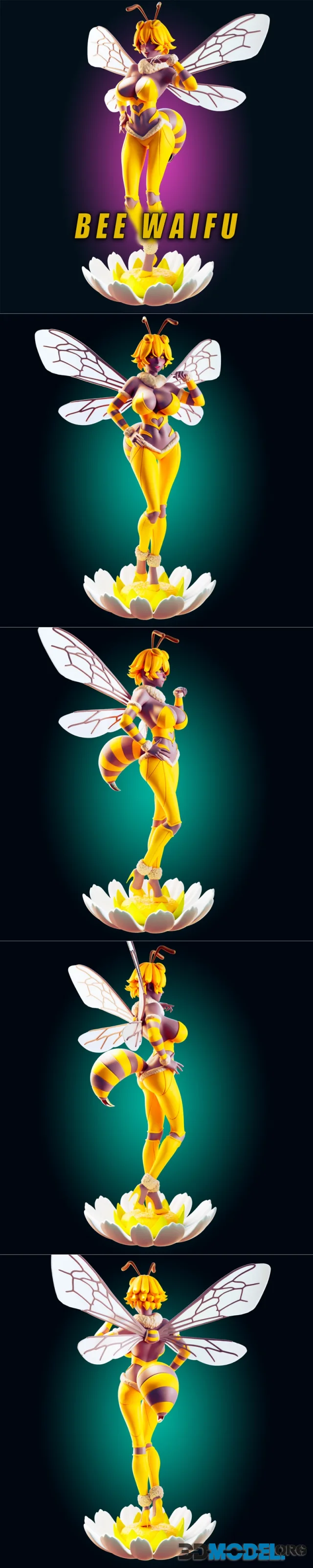 Officer Rhu - Bee Waifu – Printable