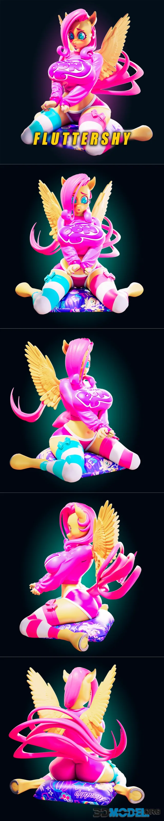 Officer Rhu - Fluttershy – Printable