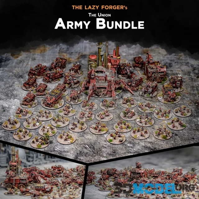 The Lazy Forger - The Union - Army Bundle – Printable