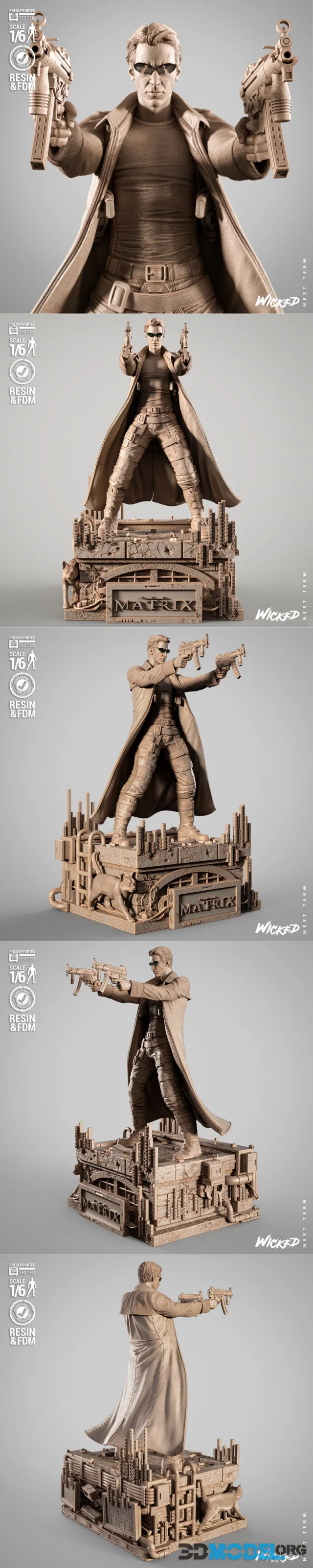 WICKED - Neo Sculpture – Printable