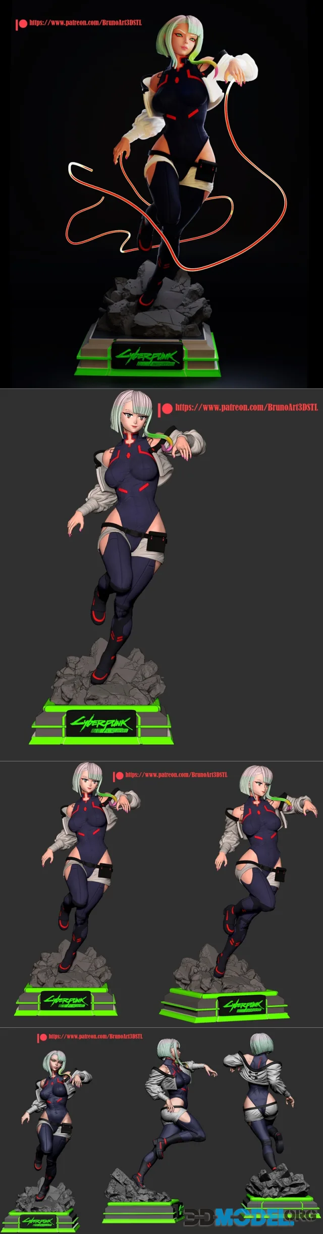 BrunoArt3D - CyberPunk Lucy – Printable