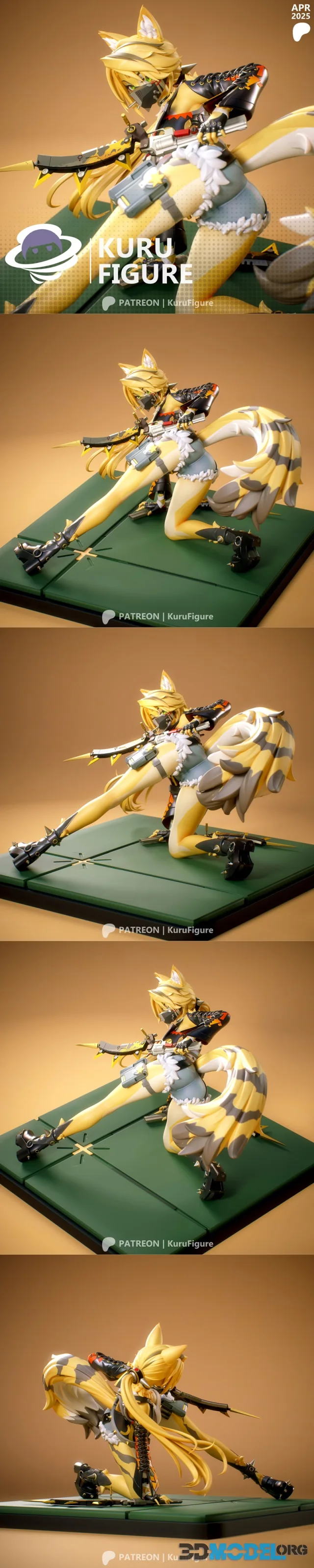 Kuru Figure - Zenless Zone Zero - Pulchra – Printable