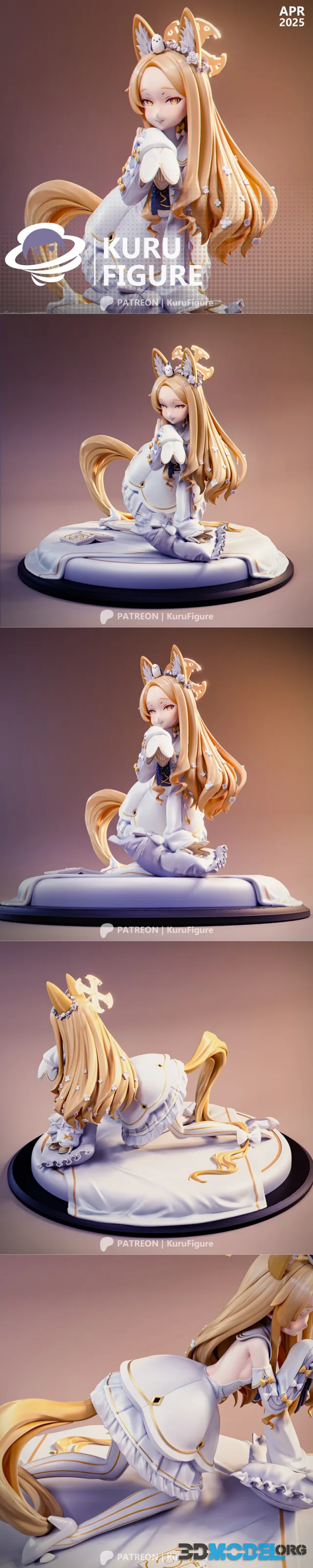 Kuru Figure - Blue Archive - Yurizono Seia – Printable