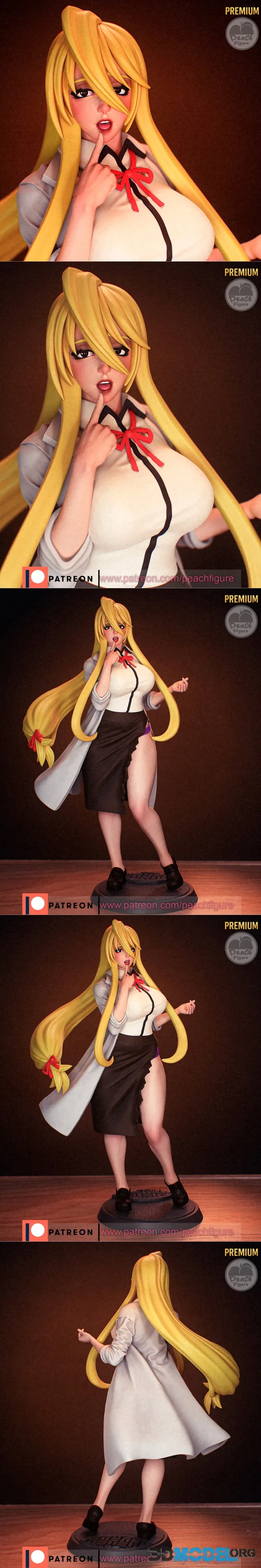 Peach Figure - Highschool of the Dead - Shizuka Marikawa – Printable