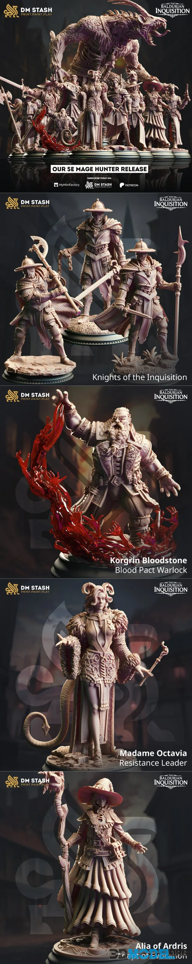 DM Stash - The Baldurian Inquisition March 2025 – Printable