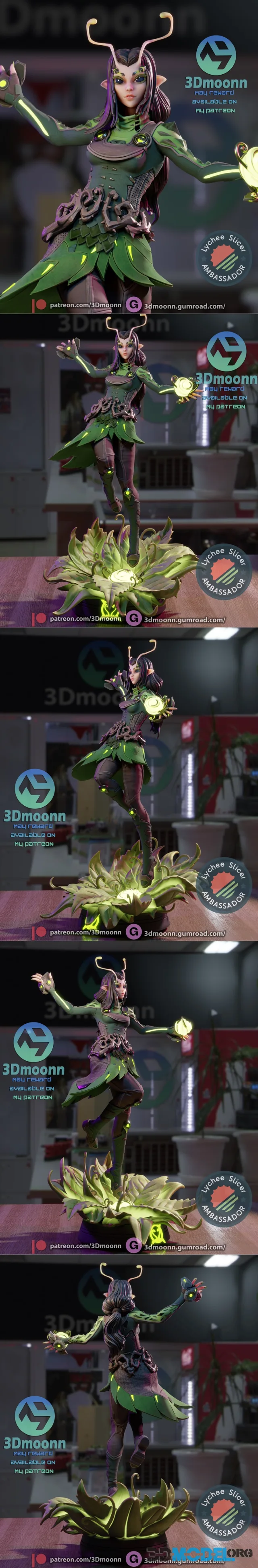 3Dmoonn - Marvel - Mantis – Printable