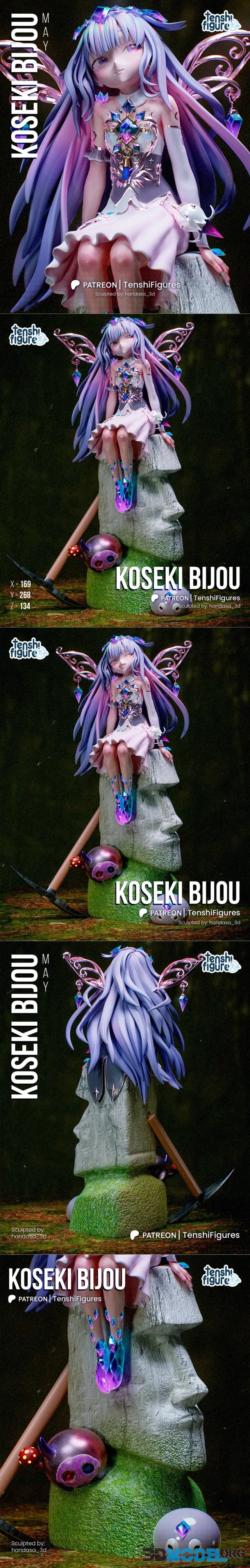 Tenshi Figures - Vtuber - Koseki Bijou – Printable